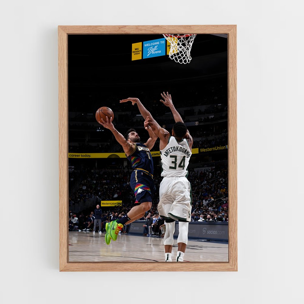 Poster Facundo campazzo – affiche Basketball (vue 4)